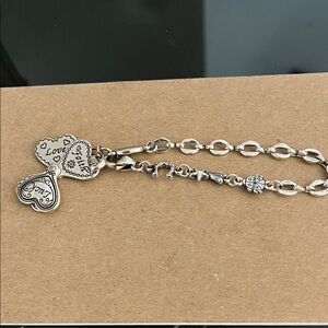 Brighton Lucky Clover Charm Bracelet
